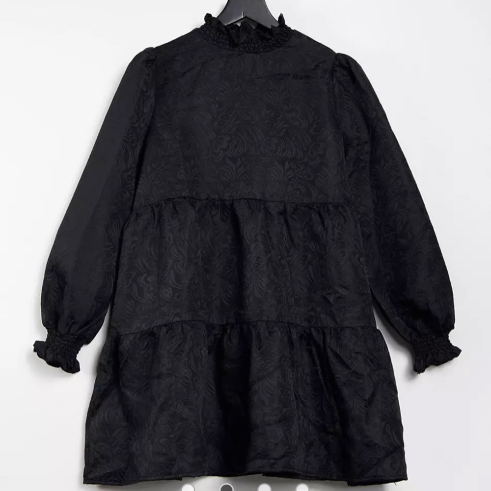 ASOS High Neck Smock Babydoll Dress